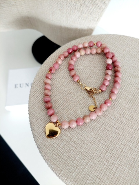 Naszyjnik DONNA | Rodonit