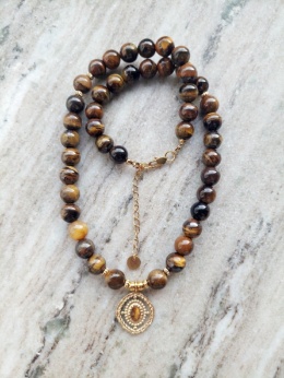 Naszyjnik TIGRI | Tygrysie oko