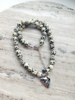 Naszyjnik ASIMI | Jaspis dalmatyński