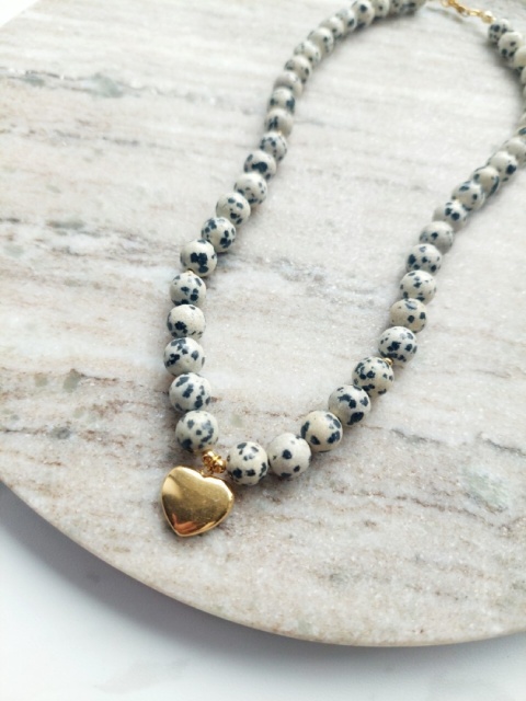 Naszyjnik DONNA | Jaspis dalmatyński