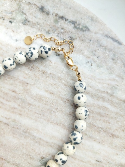 Naszyjnik DONNA | Jaspis dalmatyński